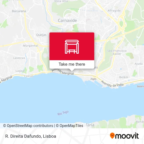 R. Direita Dafundo map