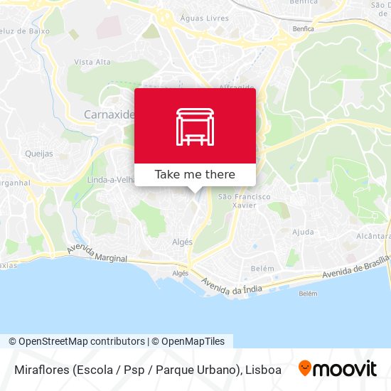 Miraflores (Escola / Psp / Parque Urbano) mapa