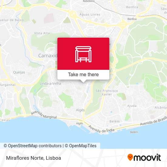 Miraflores Norte map