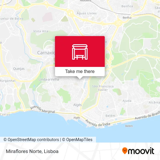 Miraflores Norte map