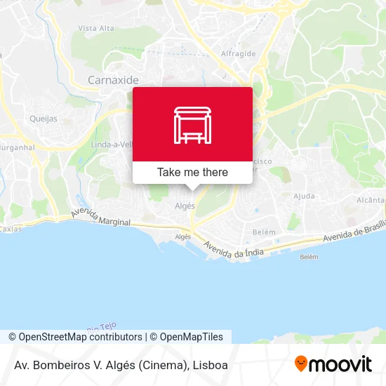 Av. Bombeiros V. Algés (Cinema) map