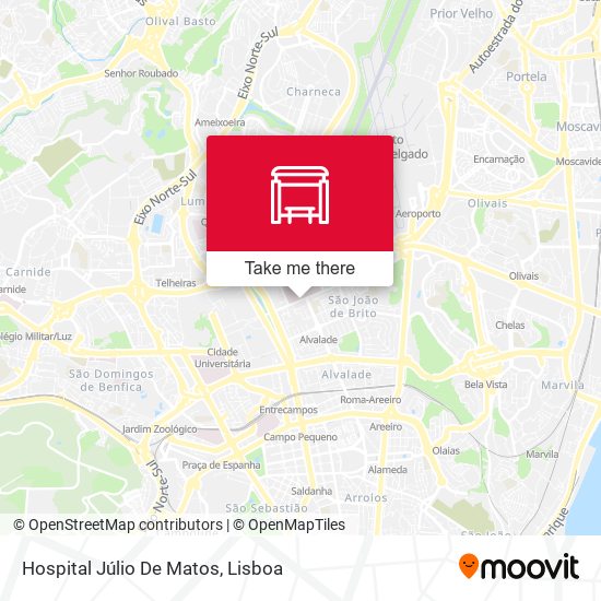 Hospital Júlio De Matos map