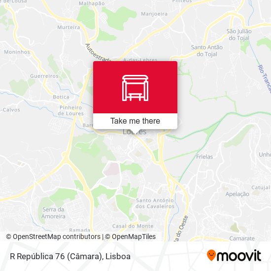 R República 76 (Câmara) map