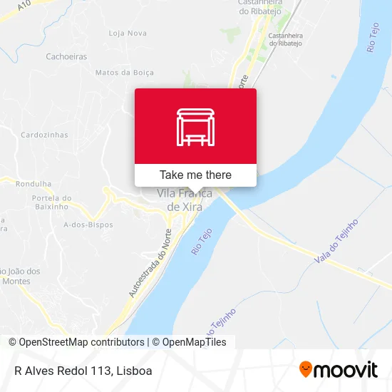 R Alves Redol 113 map