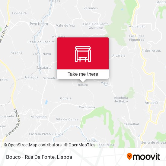 Bouco - Rua Da Fonte mapa