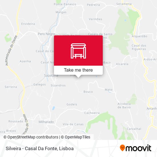 Silveira - Casal Da Fonte map