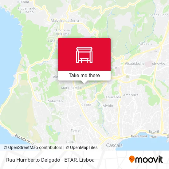 Rua Humberto Delgado - ETAR map