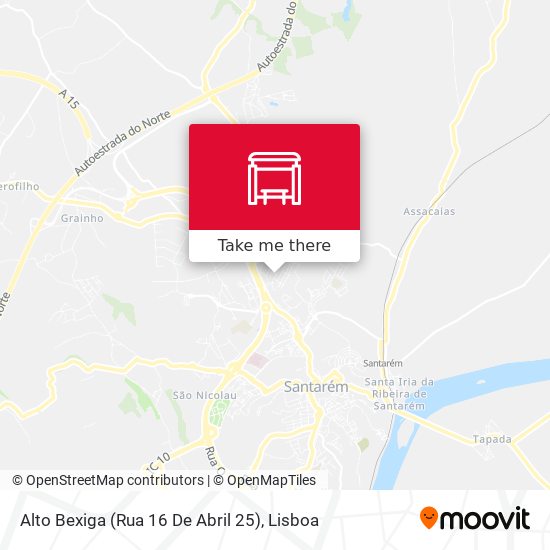 Alto Bexiga (Rua 16 De Abril 25) mapa