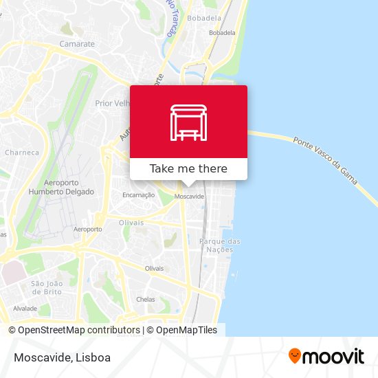 Moscavide mapa
