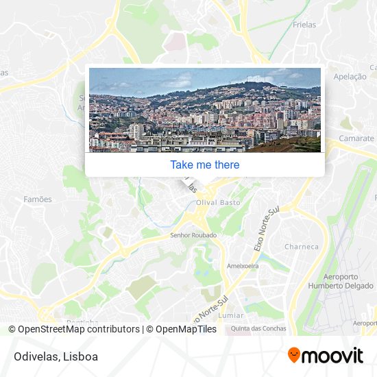 Odivelas map