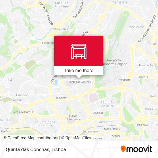 Quinta das Conchas map