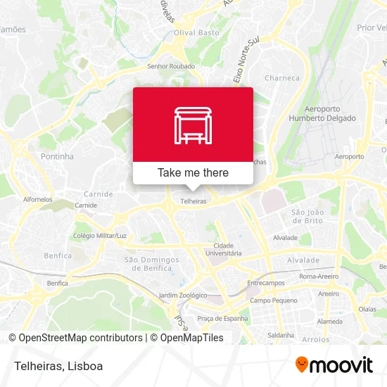 Telheiras map