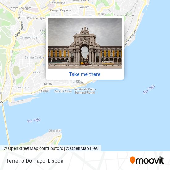 Terreiro Do Paço mapa