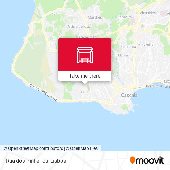 Rua dos Pinheiros mapa