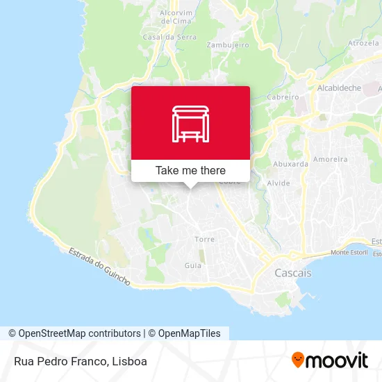 Rua Pedro Franco map