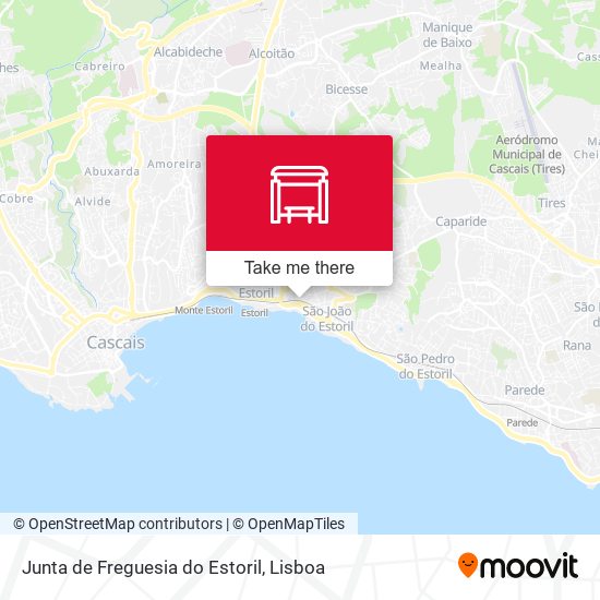 Junta de Freguesia do Estoril map
