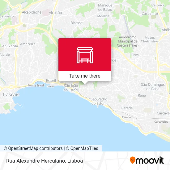 Rua Alexandre Herculano mapa