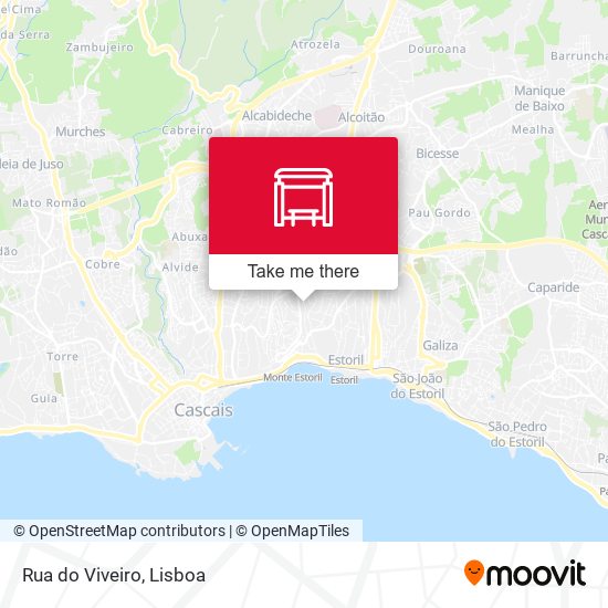 Rua do Viveiro mapa