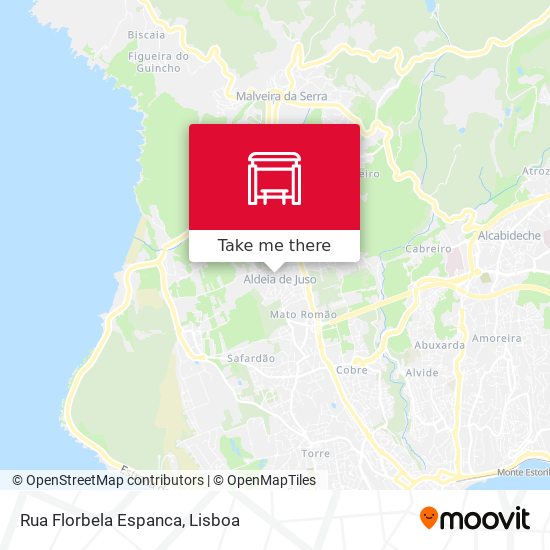 Rua Florbela Espanca mapa