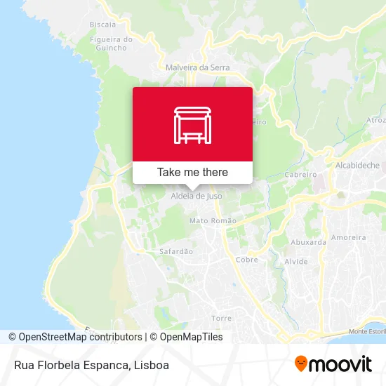 Rua Florbela Espanca map