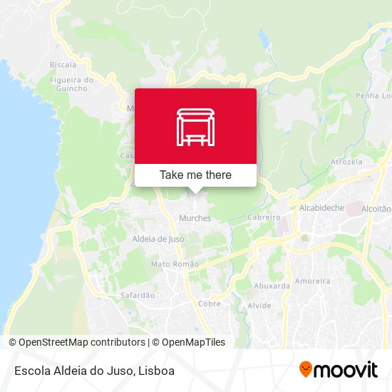 Escola Aldeia do Juso map