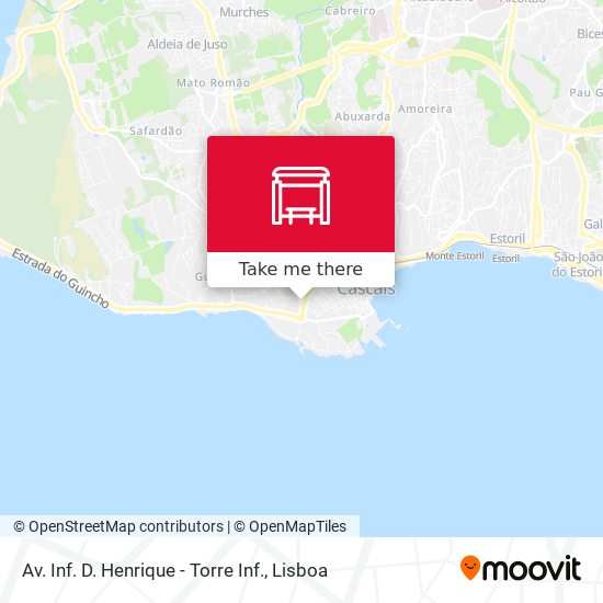Av. Inf. D. Henrique - Torre Inf. map