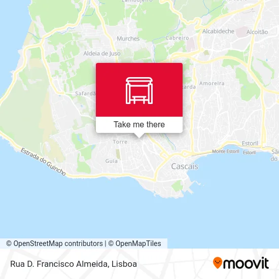 Rua D. Francisco Almeida map