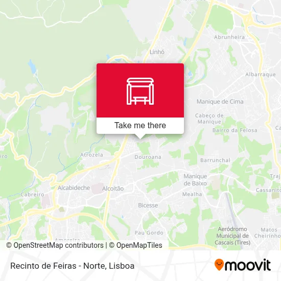 Recinto de Feiras - Norte map
