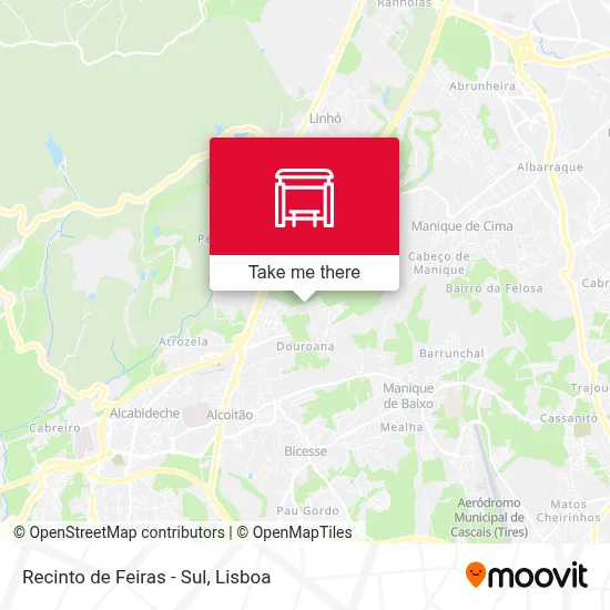 Recinto de Feiras - Sul map