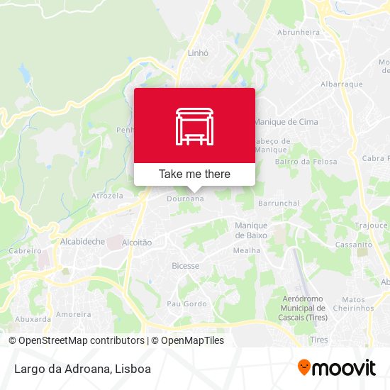 Largo da Adroana mapa