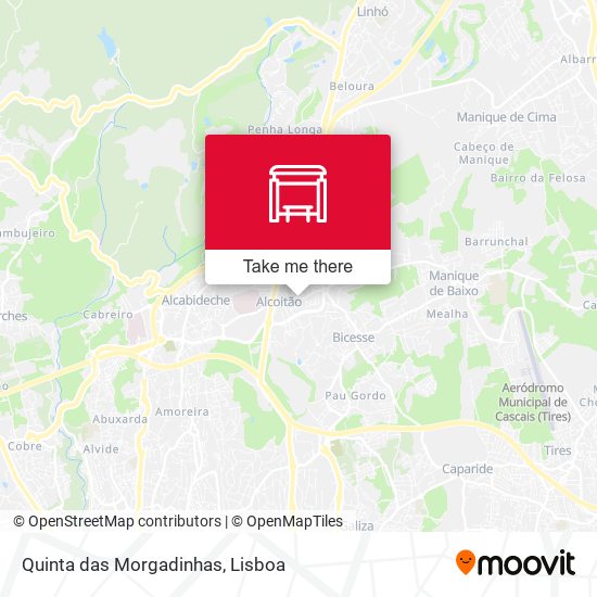 Quinta das Morgadinhas map