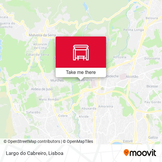 Largo do Cabreiro mapa
