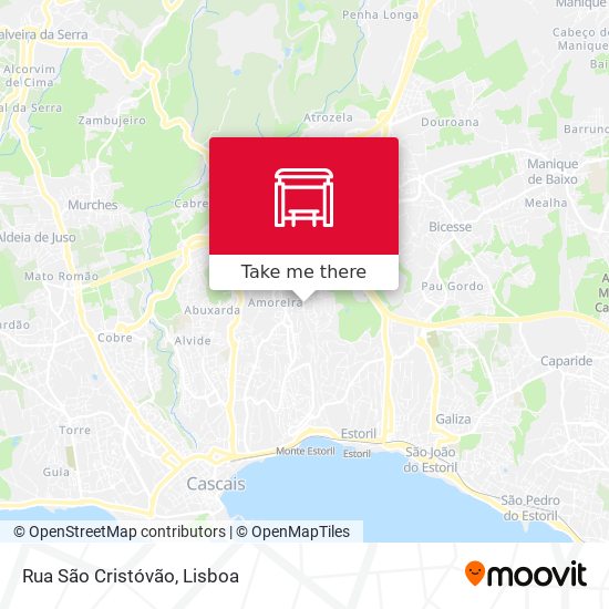 Rua São Cristóvão map
