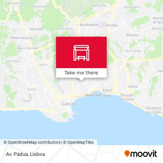 Av. Pádua mapa