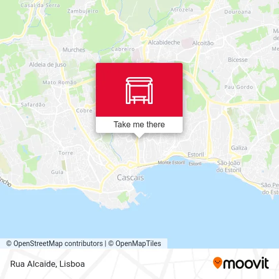 Rua Alcaide map