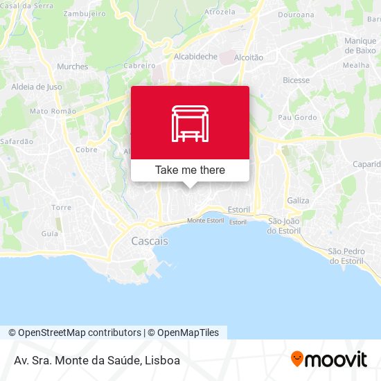 Av. Sra. Monte da Saúde map