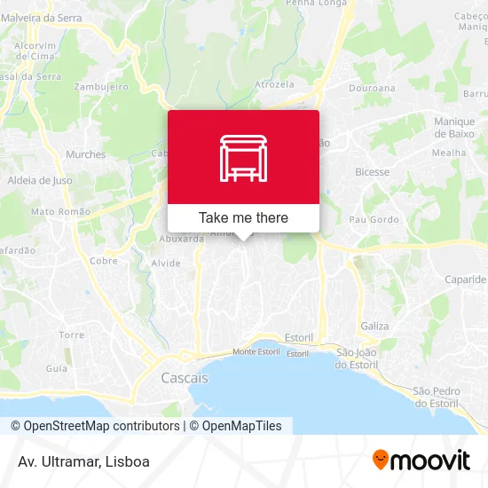 Av. Ultramar map