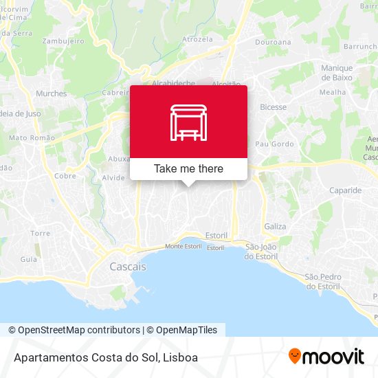 Apartamentos Costa do Sol map