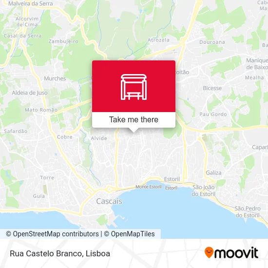 Rua Castelo Branco map