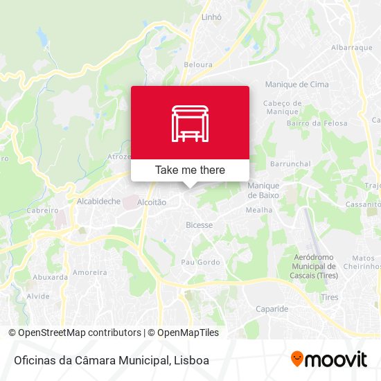 Oficinas da Câmara Municipal map