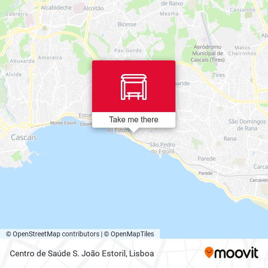 Centro de Saúde S. João Estoril map