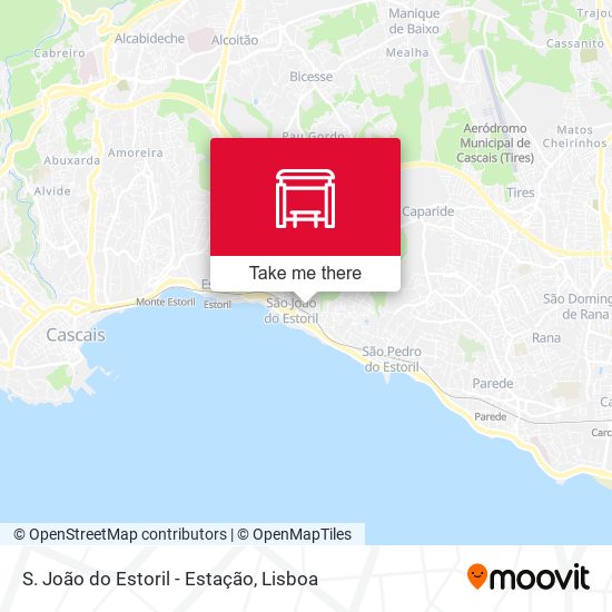 S. João do Estoril - Estação mapa