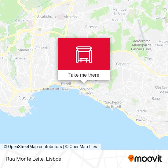 Rua Monte Leite map