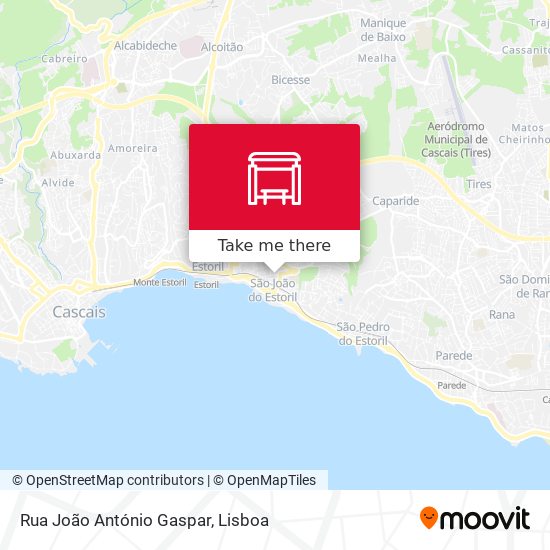 Rua João António Gaspar map