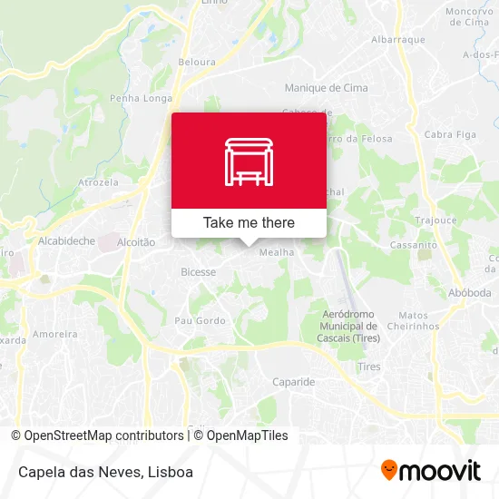 Capela das Neves map