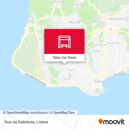 Rua da Galinhola map
