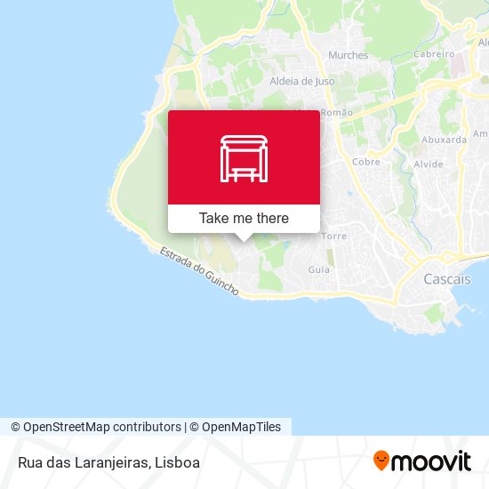 Rua das Laranjeiras map