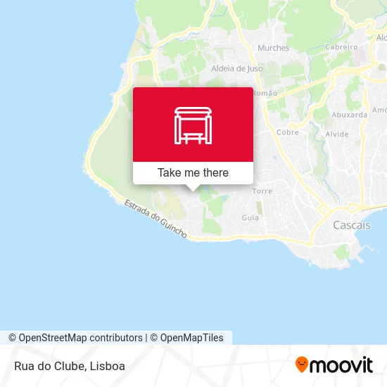 Rua do Clube map