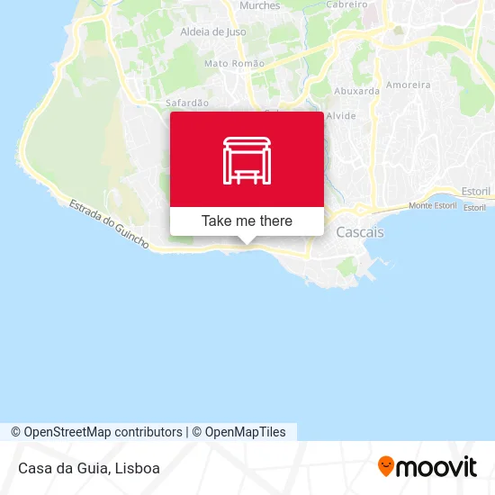 Casa da Guia map
