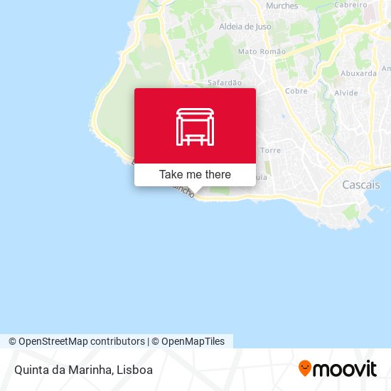 Quinta da Marinha mapa